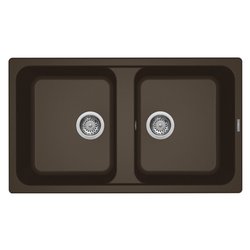 Image of Lavello 2 vasche (86x50cm) LIFE 450 Espresso Opaco LG245078 cod094