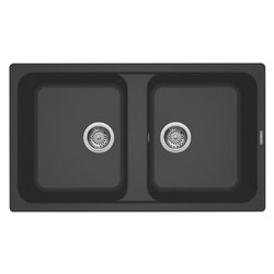 Image of Lavello 2 vasche (86x50cm) LIFE 450 Antracite Opaco LG245059 cod094
