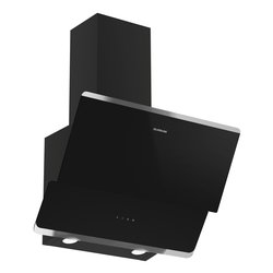 Cappa parete (59,6x39x108cm) Oslo Drop Control Nero 3490 6 733 01