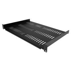 Ripiano rack Ventilato per Armadio 19 Black SHELF 1U 12 FIXED V