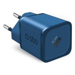 Caricabatterie USB Type-C NANOTUBE 20W Power Delivery Blu TETRGAN1C20B