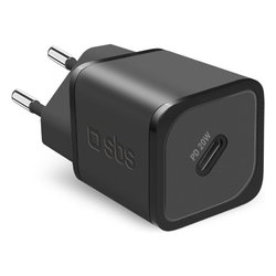 Caricabatterie USB Type-C NANOTUBE 20W Power Delivery Black TETRGAN1C20K