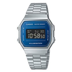 Image of Orologio VINTAGE Iconic argento e Blue A168WEM 2BEF cod094