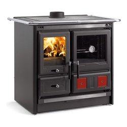 Cucina legna 9,5kW ROSA L 5.0 VST Steel Nero antracite classe A+ (2021) 7015448 (97,5x67x86,1cm)