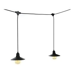 Catena luminosa 3 luci - LED HOME & GARDEN Prolungabile Warm White Bianco (450 cm) CE 09787