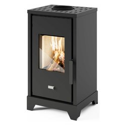 Stufa legna 6kW LELA Black 5 stelle 9016052900