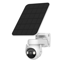 Videocamera sorveglianza CELL PT Solar Kit 3MP White e Black KIT IPC K9EP 3T0WE 2K 2048x1080