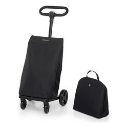 Carrello spesa (46L) GO GO Con borsa termica aggiuntiva Nero (41x58x99 cm) 9702003403