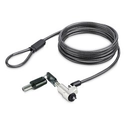 Cavo con lucchetto Chiave Noble Wedge Grigio NBLWK LAPTOP LOCK