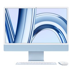 All in one 23,5" IMAC Blue MQRQ3T A CPU Apple M3 Ram 8GB Hd 256GB Scheda grafica Apple GPU