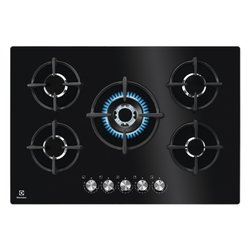 Image of Piano cottura gas 5 zone SERIE 600 KGG75372K Gas on Glass nero (75cm) cod094