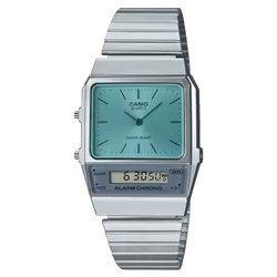 Image of Orologio VINTAGE argento e Verde AQ 800EC 2AEF cod094