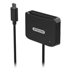 Image of Lettore smart card USB C ID Card Reader nero MD 1002 cod094