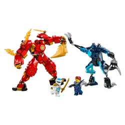 Image of Mech Elemento Fuoco di Kai ( 322 Pz ) NINJAGO 7a+ 71808 cod094