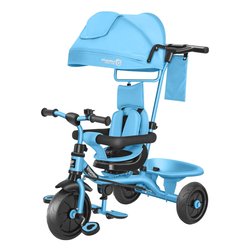 Triciclo VITAMINA G Evolution 5 in 1 con parasole Azzurro 05564