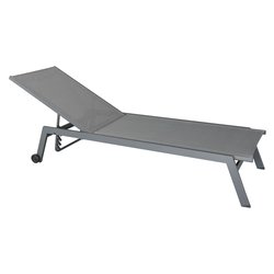 Lettino prendisole HAITI Antracite e Grigio LS TL 802