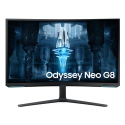 Monitor 32" ( QLED 4K UHD 2160p ) ODYSSEY NEO G8 UHD Curvo Pivot White e Black LS32BG850NPXEN