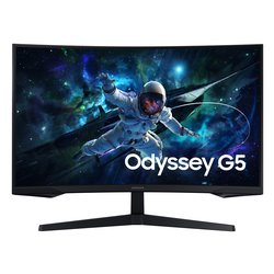 Image of Monitor 32" ( LED 2K 1440p QHD 165Hz ) ODYSSEY G5 QHD Curvo nero LS32CG552EUXEN cod094