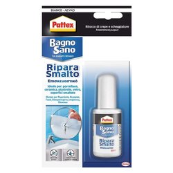 Smalto ceramico brillante inodore (50gr) Ripara Smalto BAGNO SANO Bianco 2668400