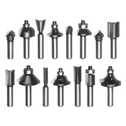 Set frese legno 15 pz per elettrofresatrici 49757291