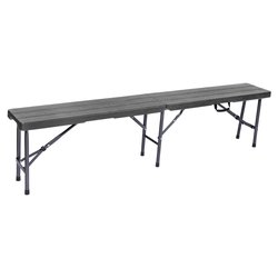 Panca pieghevole (180x25x43cm) Grigio SBK 180