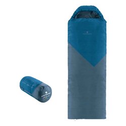 Sacco a pelo Antelao Square Sx (220x80 cm) blu e grigio per T 6-20°C 86710OBBS