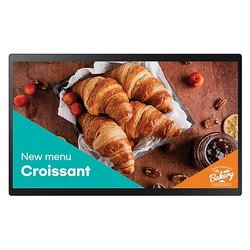 Display professionale 24" 1920x1080 FULL HD QBC T SERIES Interactive Signage Black LH24QBCTBGCXEN