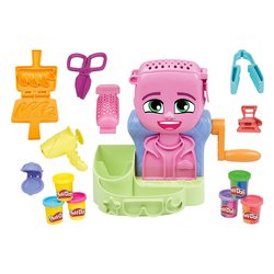 Pasta modellabile Capelli Pazzerelli 6 barattoli 57gr,  2 da 28gr e accessori PLAY DOH F88075L0