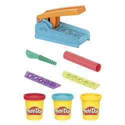 Pasta modellabile PLAY DOH Prima Fabbrica divertimenti F88055L0 3 barattoli 57gr,  2 da 28gr e accessori