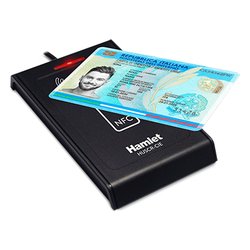 Lettore smart card NFC Reader Black HUSCR CIE