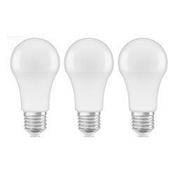 Set lampadine led (3 pz) a goccia E27 (8,5W) , luce neutra