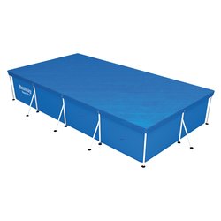 Copripiscina rettangolare (410x226cm) STEEL PRO Blu 58107 6