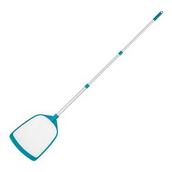 Retino piscina con manico telescopio AquaScoop (163cm) Azzurro e Silver 58635 6
