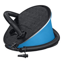 Gonfiatore a pedale Air Step 1,6 lt Nero e Azzurro 62005 6 (28x22 cm)