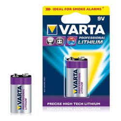 Batteria Transistor 9V Litio PROFESSIONAL LITHIUM 1pz 06122 301 401