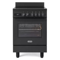 Cucina elettrica 4 zone cottura Forno elettrico PROFESSIONAL PRO 66 MAL IN Black Classe A