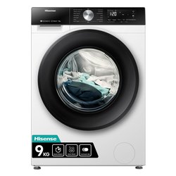 Hisense WF3S9043BW3 Lavatrice Carica Frontale 9 KG 1400 Giri/min Classe A (Bianco - Nero)