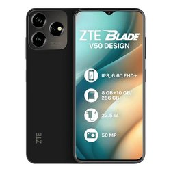 Smartphone 6,6" BLADE V50 DESIGN 4G Lte Black 256GB BLDV50D256BLK Ram 8GB