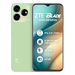 Smartphone 6,6" BLADE V50 DESIGN 4G Lte Green 256GB BLDV50D256GRN Ram 8GB