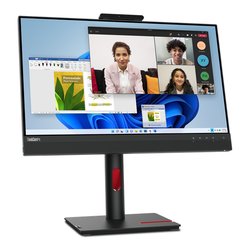 Monitor 23,8" Full HD 1080p THINKCENTRE TINY IN ONE 24 Gen 5 Black 12NAGAT1EU