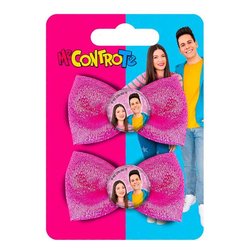 Fermaglio capelli ME CONTRO TE Mollette Fiocco 2 pz