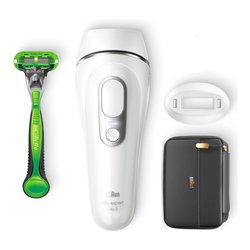 Epilatore SILK EXPERT Pro 5 White e Silver PL5145