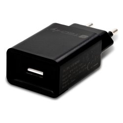 Caricabatterie USB Type-A POWER 12W Black IPW USB 24BK