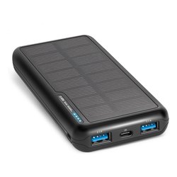 Power bank 10000mA SOLAR Black TTBB10000SK