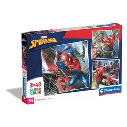 Puzzle 3 x 48 pz Super Color 5a+ (32x22cm) DC COMICS SPIDERMAN 25316