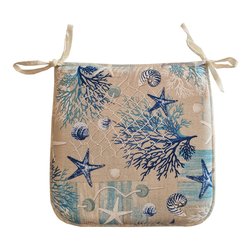 Cuscino seduta Oceano azul (40x40x3,5cm) Non sfoderabile