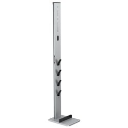 Supporto aspirapolvere Organizer Silver e Black 00110235