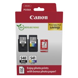 Set cartucce stampante Linea CL-541|Linea PG-540 Multipack + carta fotografica 5225B013