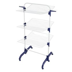Stendibiancheria (42m) Comfort Tower 420 Bianco e Blu 81529