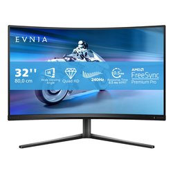 Monitor 31,5" 2K 1440p EVNIA 5000 QHD Curved Black 32M2C5500W 00